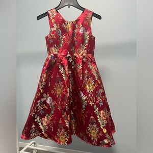 Monsoon Red Floral Dress